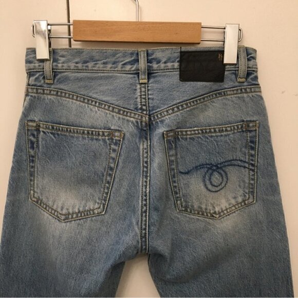 R13 Bowie Tilly w Fray Hem Jeans - Picture 6 of 13